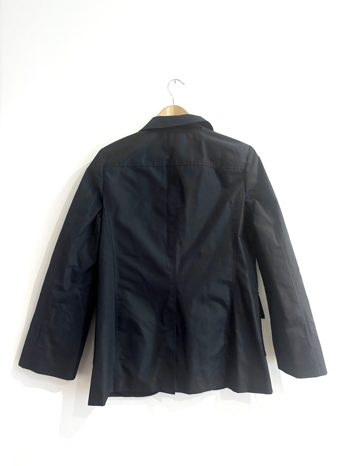 Jill Sander Navy Waterproof Coat UK 8