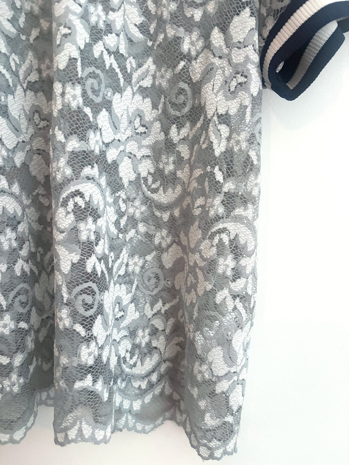 Ganni Floral Lace Top S