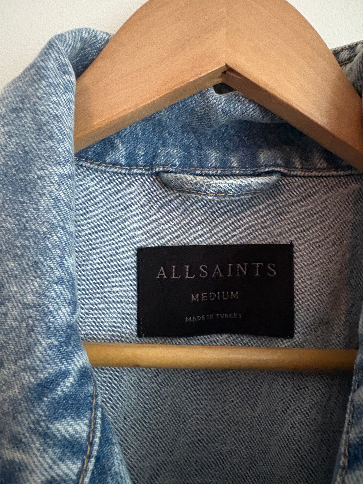 All Saints Denim Vest M