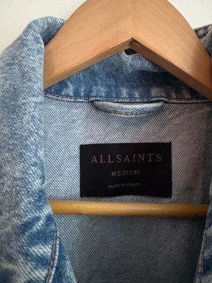 All Saints Denim Vest M