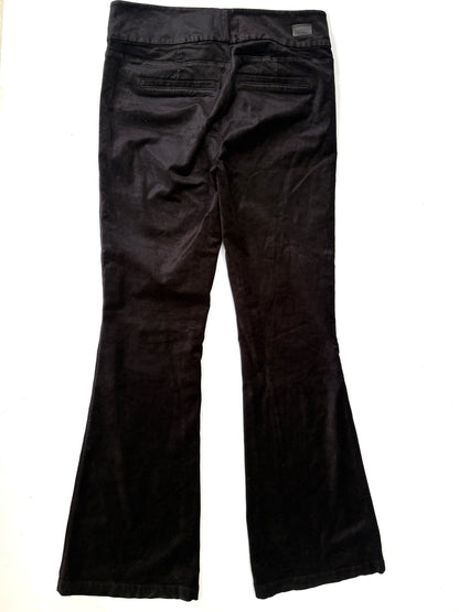 Paige Velvet Flare Trousers 31"