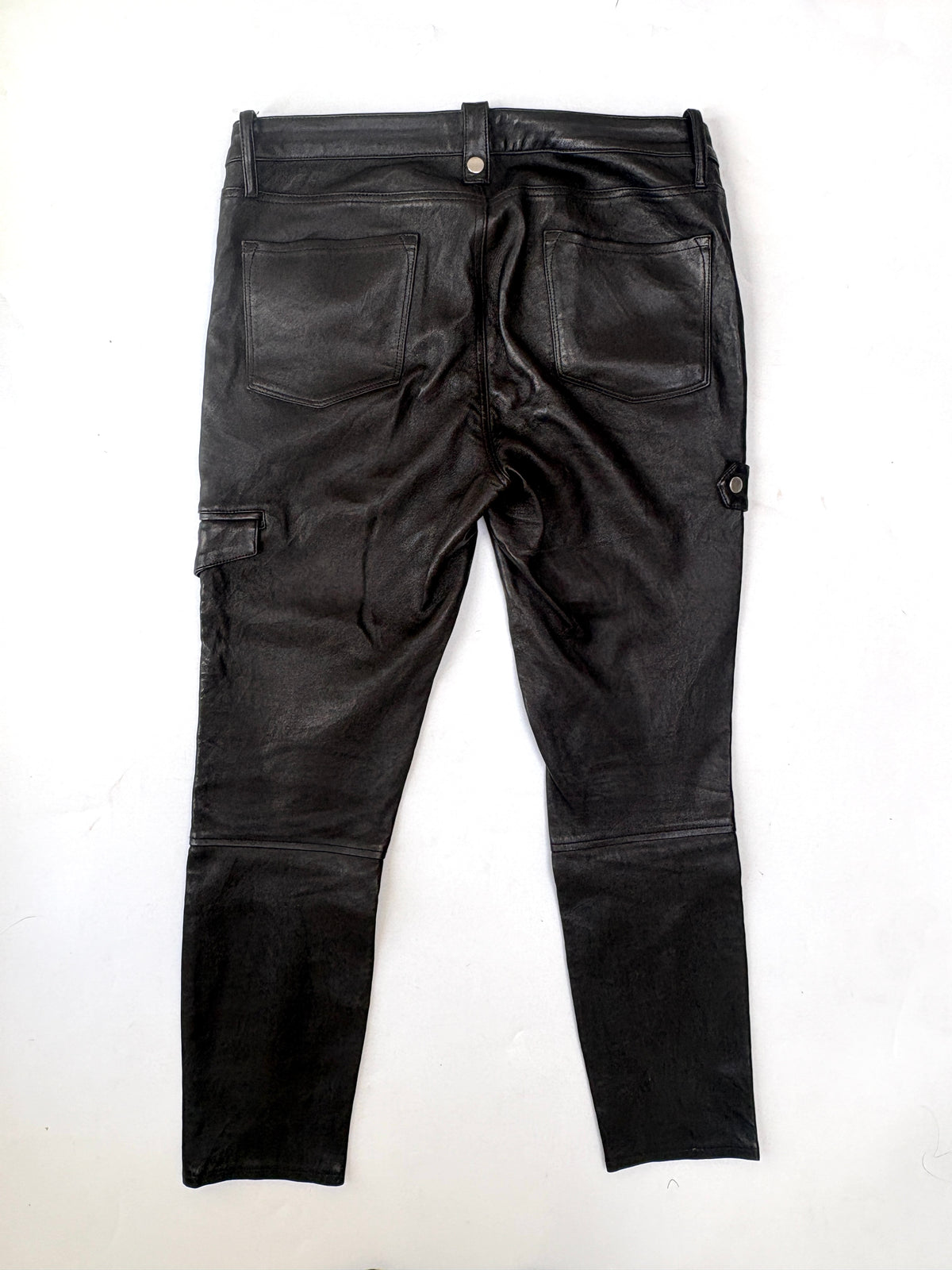 Frame Atelier Leather Trousers 31"