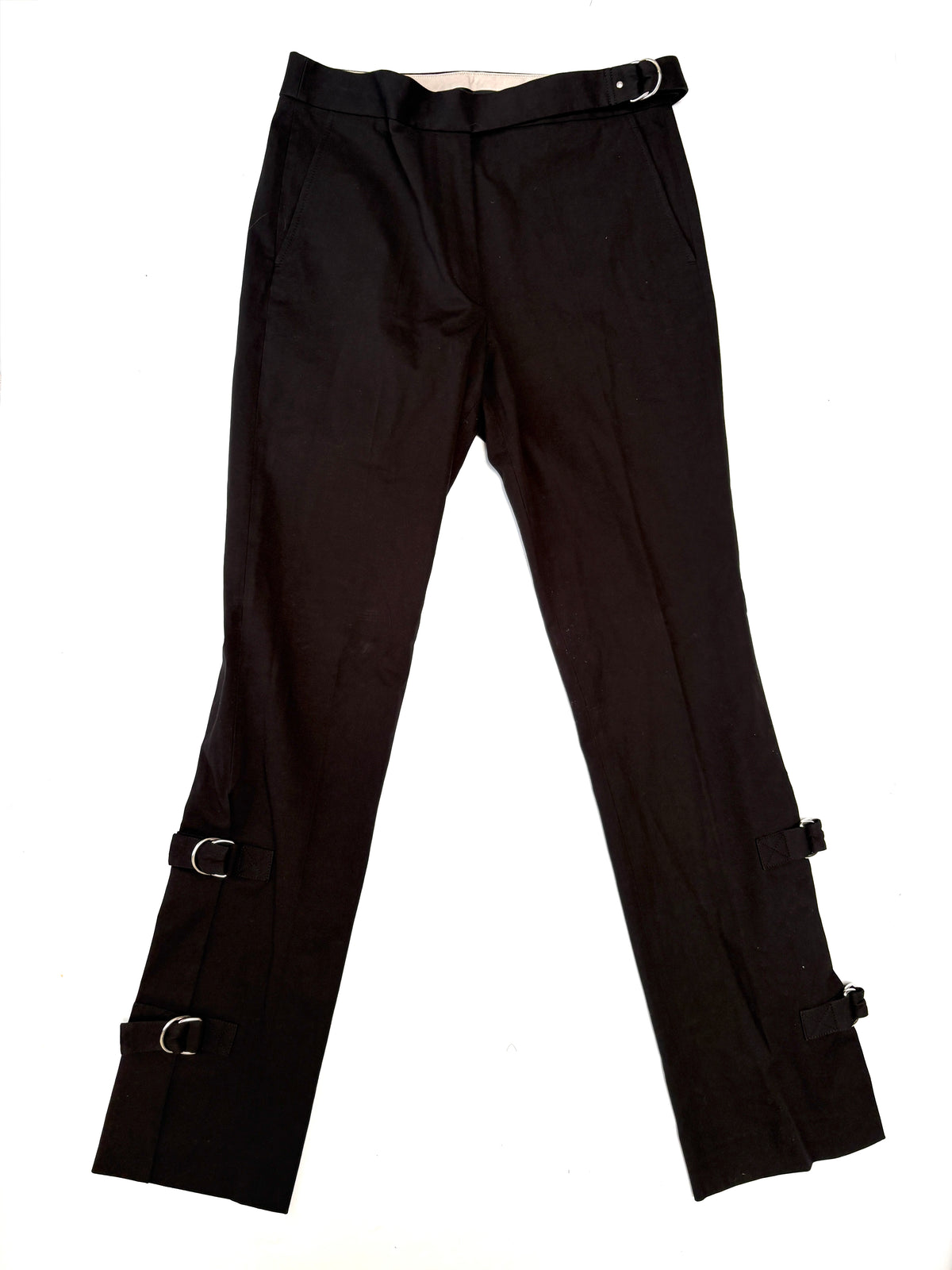 Helmut Lang Flared Buckle Trousers