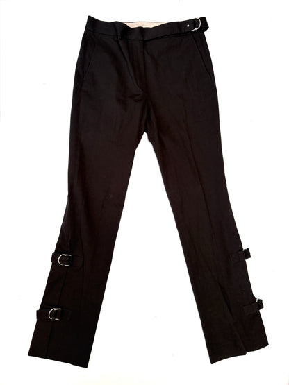 Helmut Lang Flared Buckle Trousers