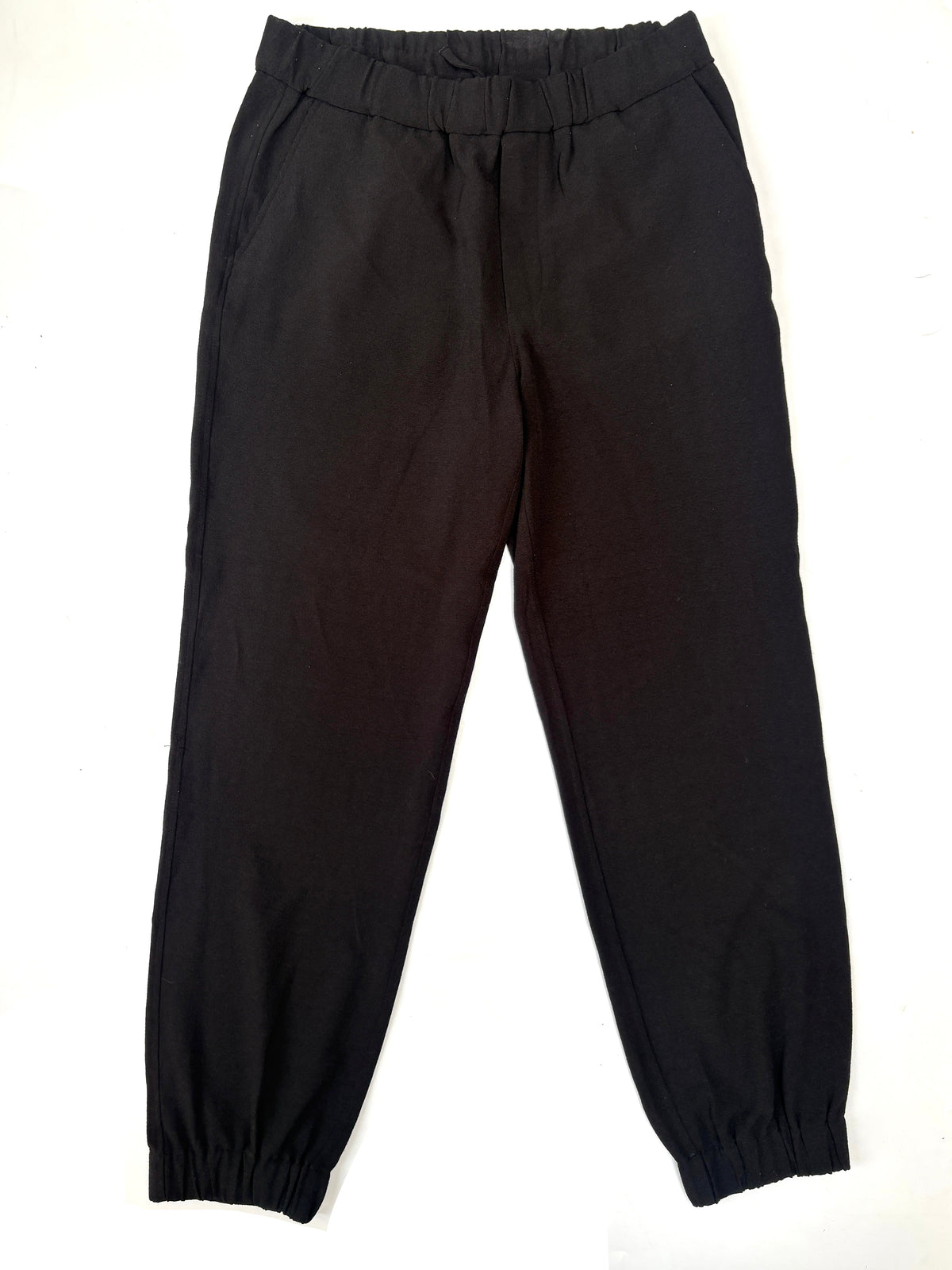 Ganni Crepe Black Trousers