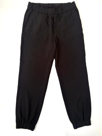 Ganni Crepe Black Trousers