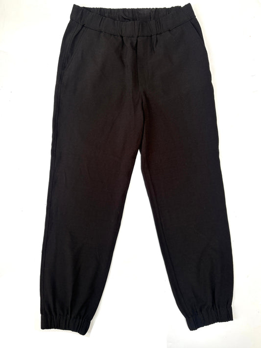 Ganni Crepe Black Trousers