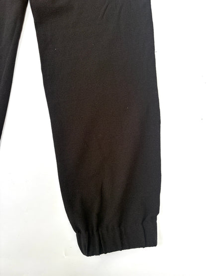 Ganni Crepe Black Trousers UK 12