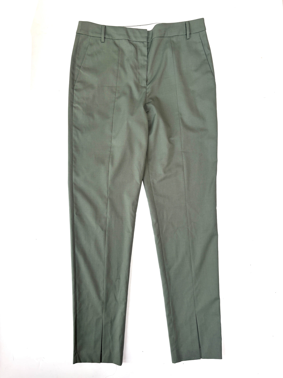 Tibi Cassius Wool straight leg tailored trousers US 10