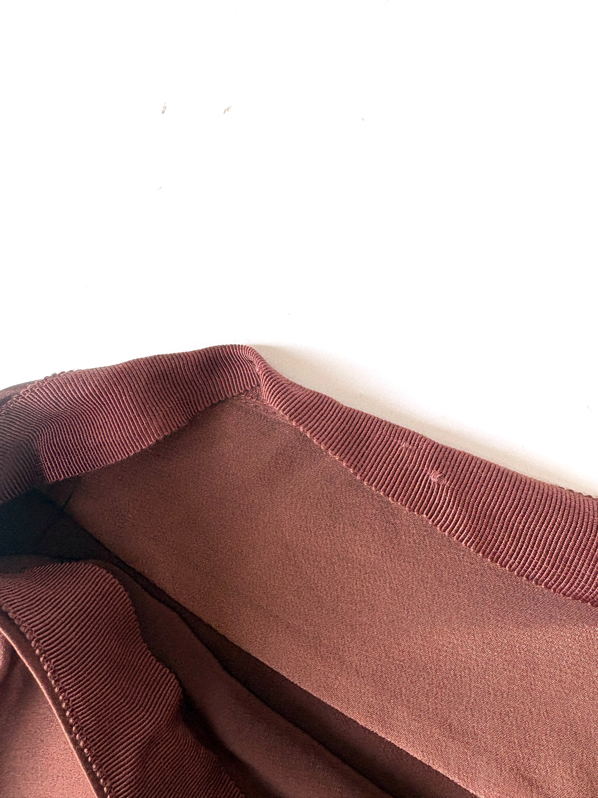 Joseph Silk Brown Knee Length Skirt UK 16