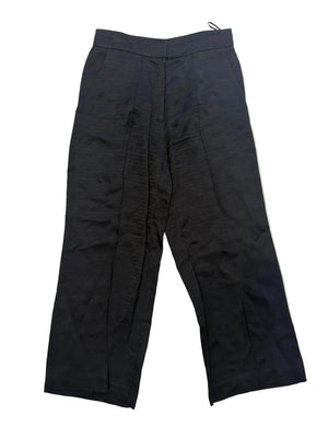 Vanessa Bruno Cropped Textured Silky Trousers UK 8