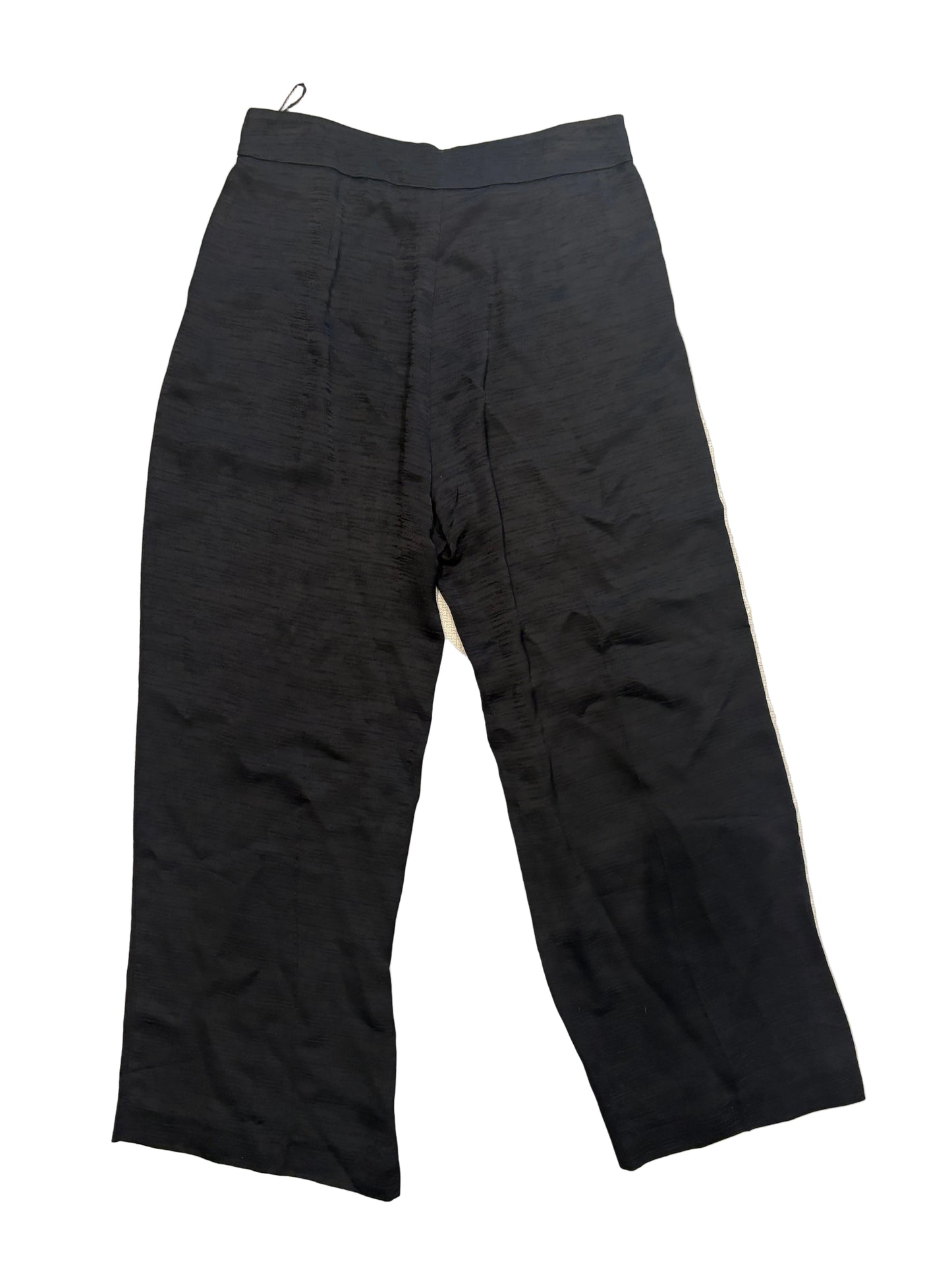 Vanessa Bruno Cropped Textured Silky Trousers UK 8