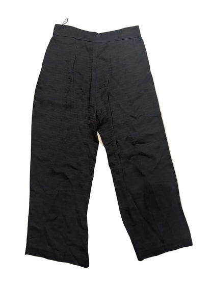 Vanessa Bruno Cropped Textured Silky Trousers UK 8