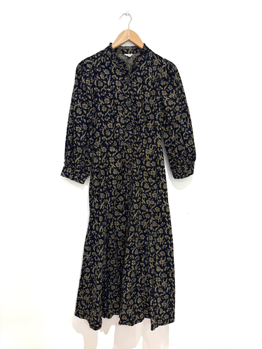 Jigsaw Floral Myrtle Corduroy Dress
