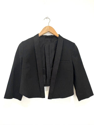 New With Tags Cos Cropped Tuxedo Jacket UK 8