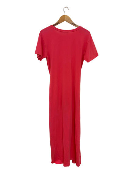 Polo Ralph Lauren Pink Jersey Twist Detail Tee Dress S/P