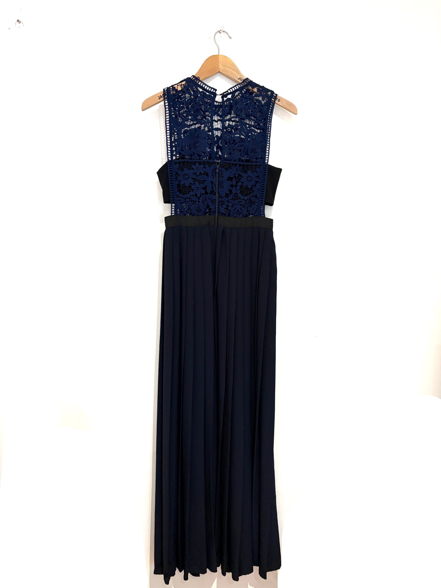 Self-Portrait Guipure Lace Georgette Gown UK 10
