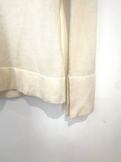 The Fold Ivory Merino Wool Sweater M