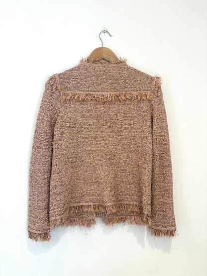 M Missoni Pink Tweed Jacket UK 10
