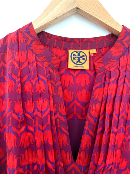 Tory Burch Judi Printed Silk Dress UK 12