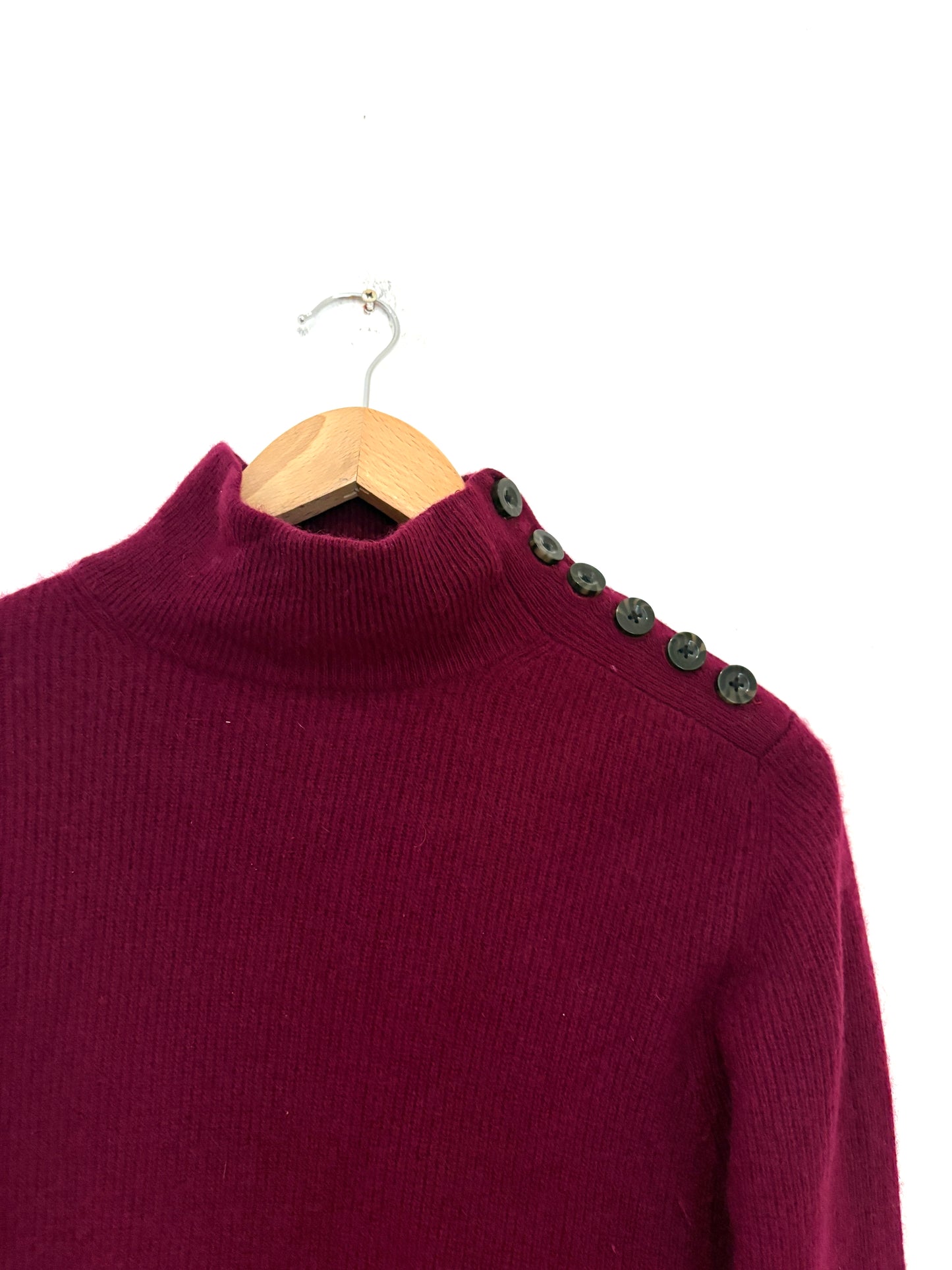 Marc by Marc Jacobs Burgundy Cashmere Jumper M