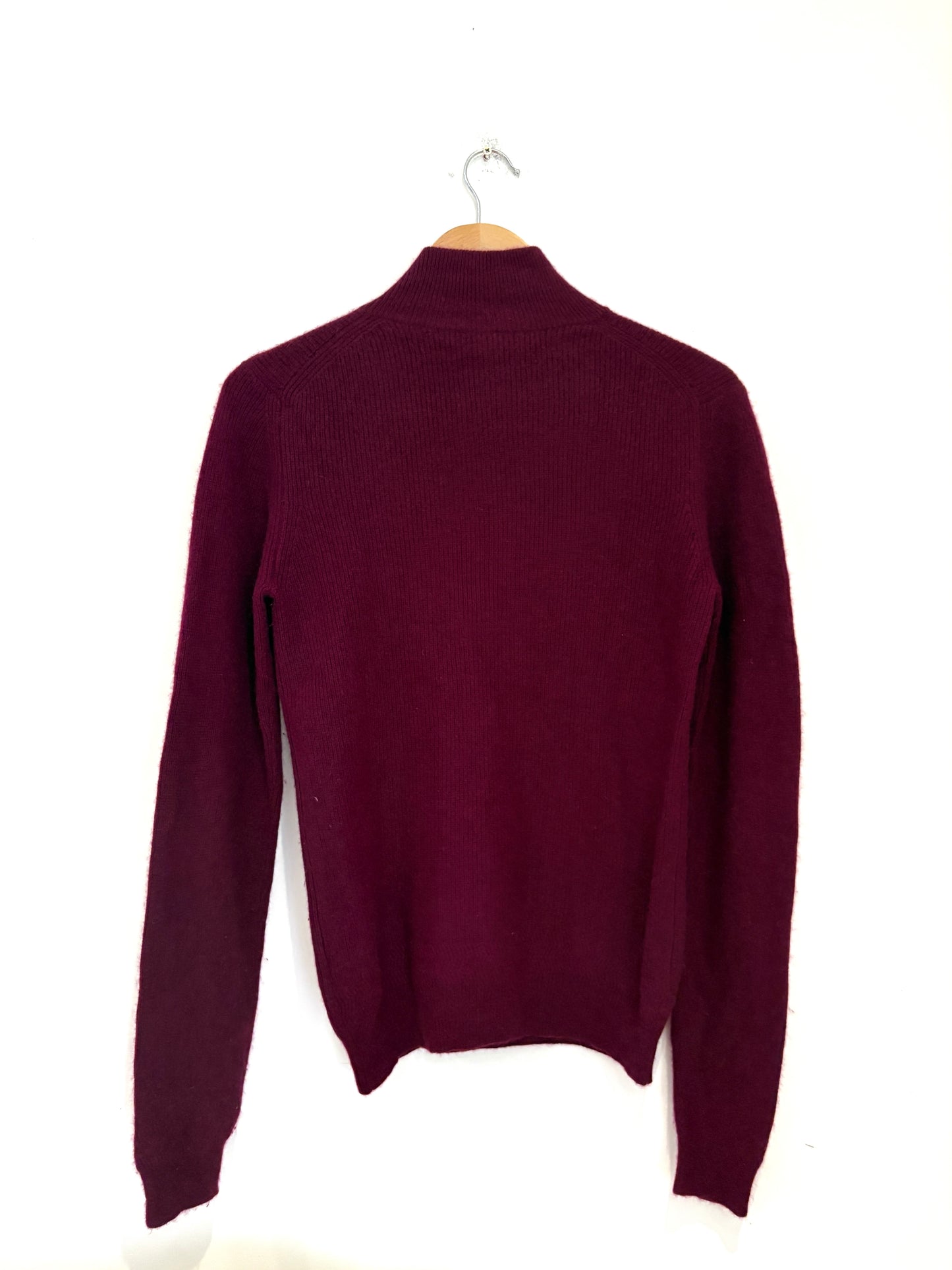 Marc by Marc Jacobs Burgundy Cashmere Jumper M