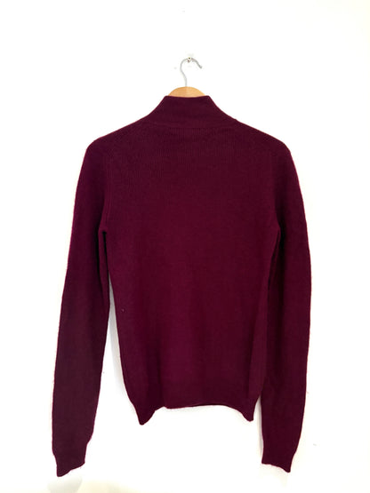 Marc by Marc Jacobs Burgundy Cashmere Jumper M