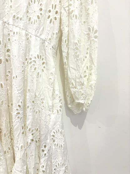 Maje Cotton Broderie Dress UK 12