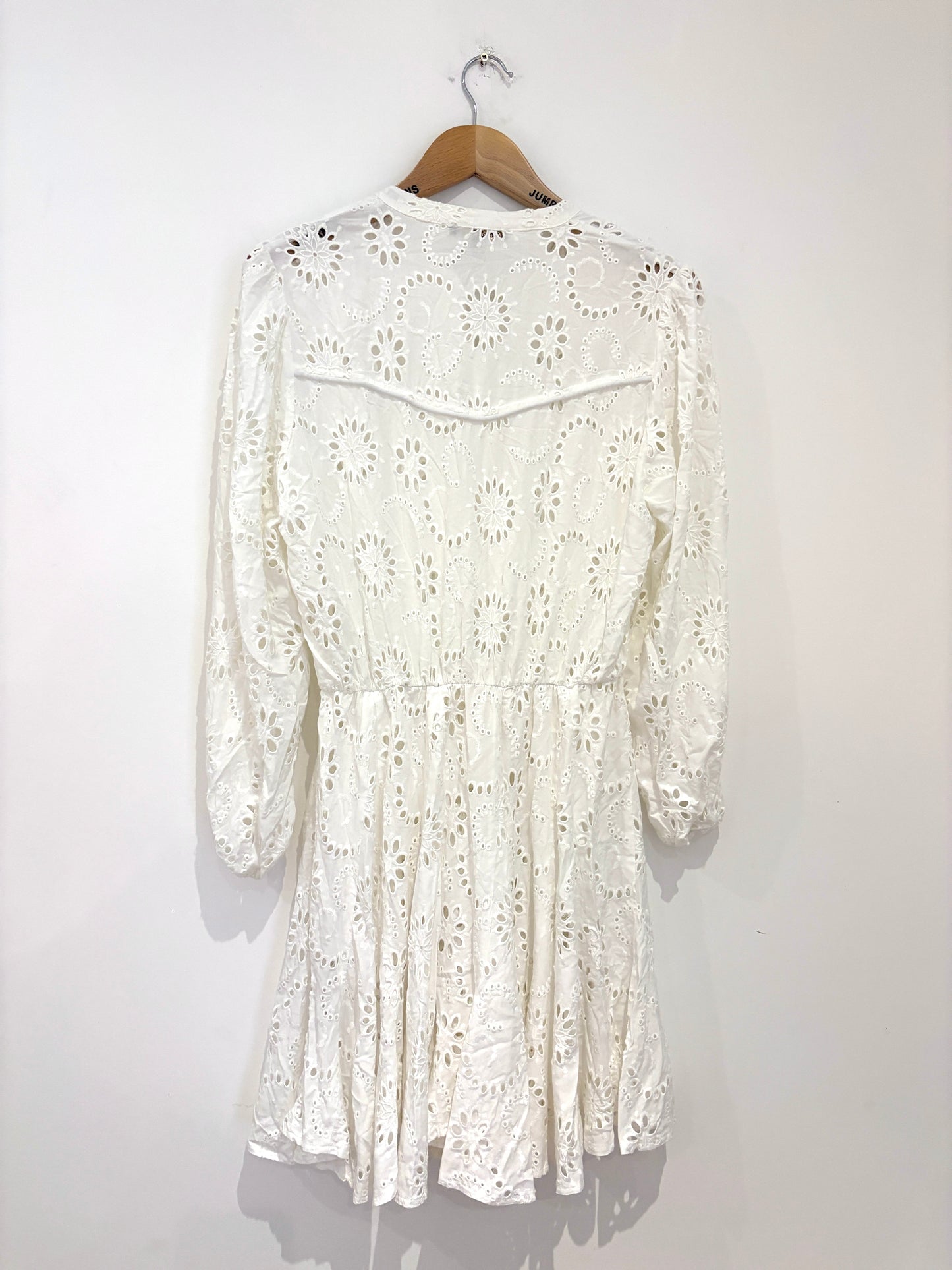 Maje Cotton Broderie Dress UK 12