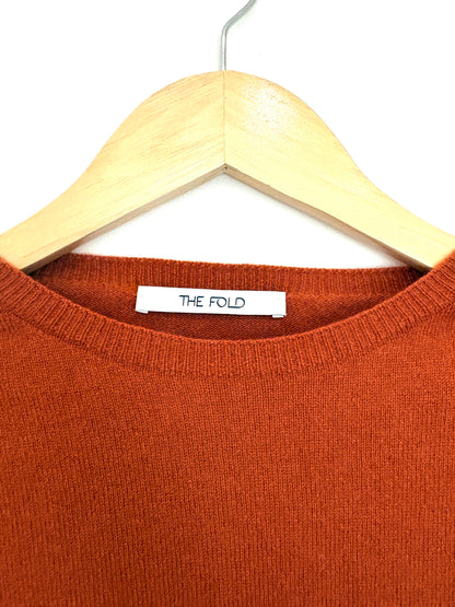 The Fold Burnt Orange Cashmere Sweater M