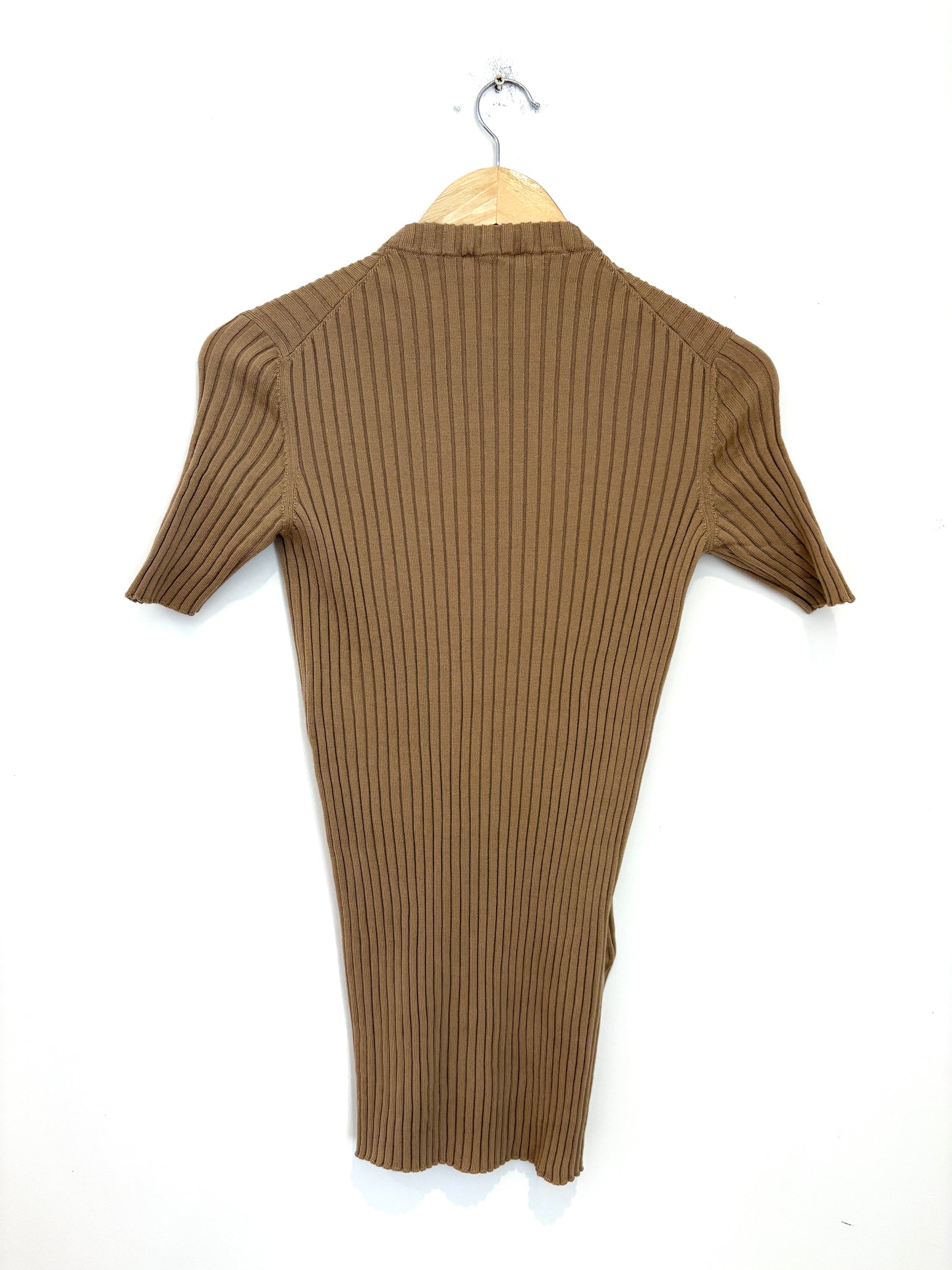 Prada Tan Virgin Wool Knit UK 12