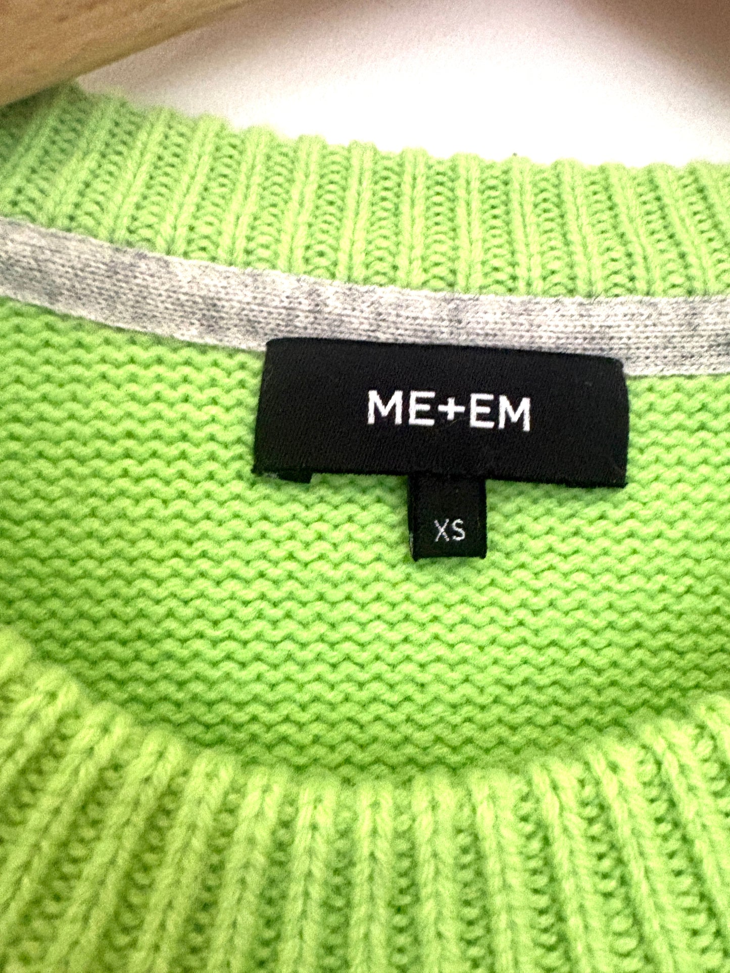 Me+Em Apple Green Wool & Cashmere Jumper XS