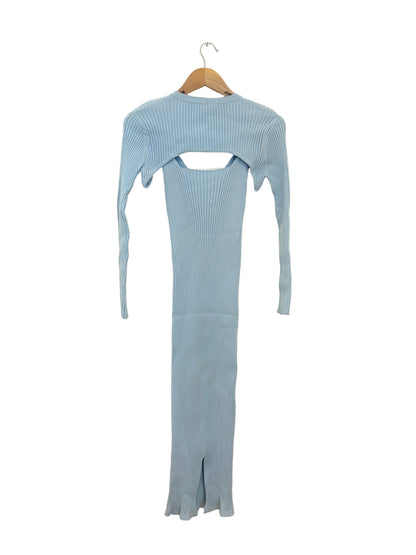 Pixie Market Powder Blue Knit Bolero and Dress Set S