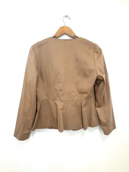 The Fold Beige Blazer Jacket UK 14