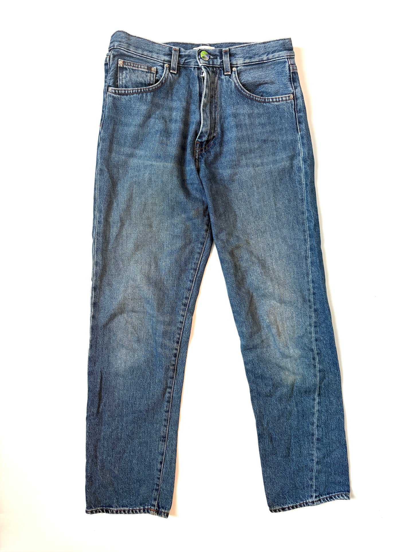 Toteme High Rise Mid Blue Jeans