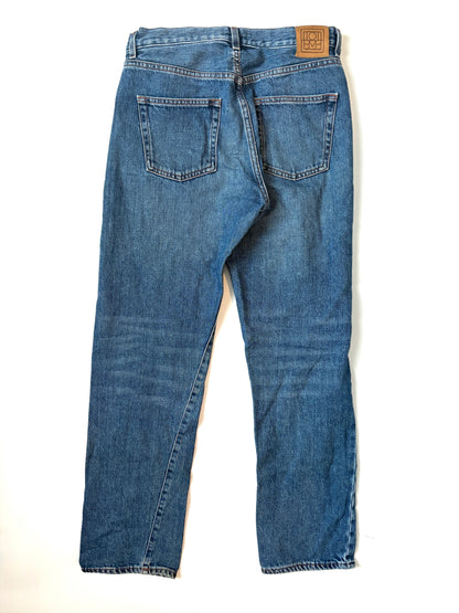 Toteme High Rise Mid Blue Jeans 25"