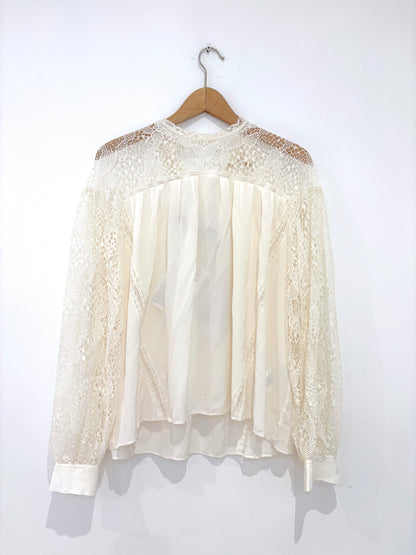 Iro Silk Cream Blouse