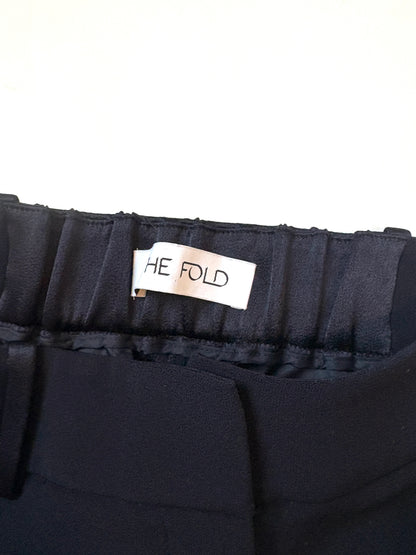 The Fold Lexington Navy Trousers UK 10