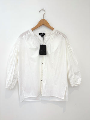 New with Tags Saloni White Cotton Blouse UK 6