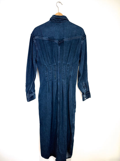 Isabel marant Etoile Denim Blue Dress UK 8