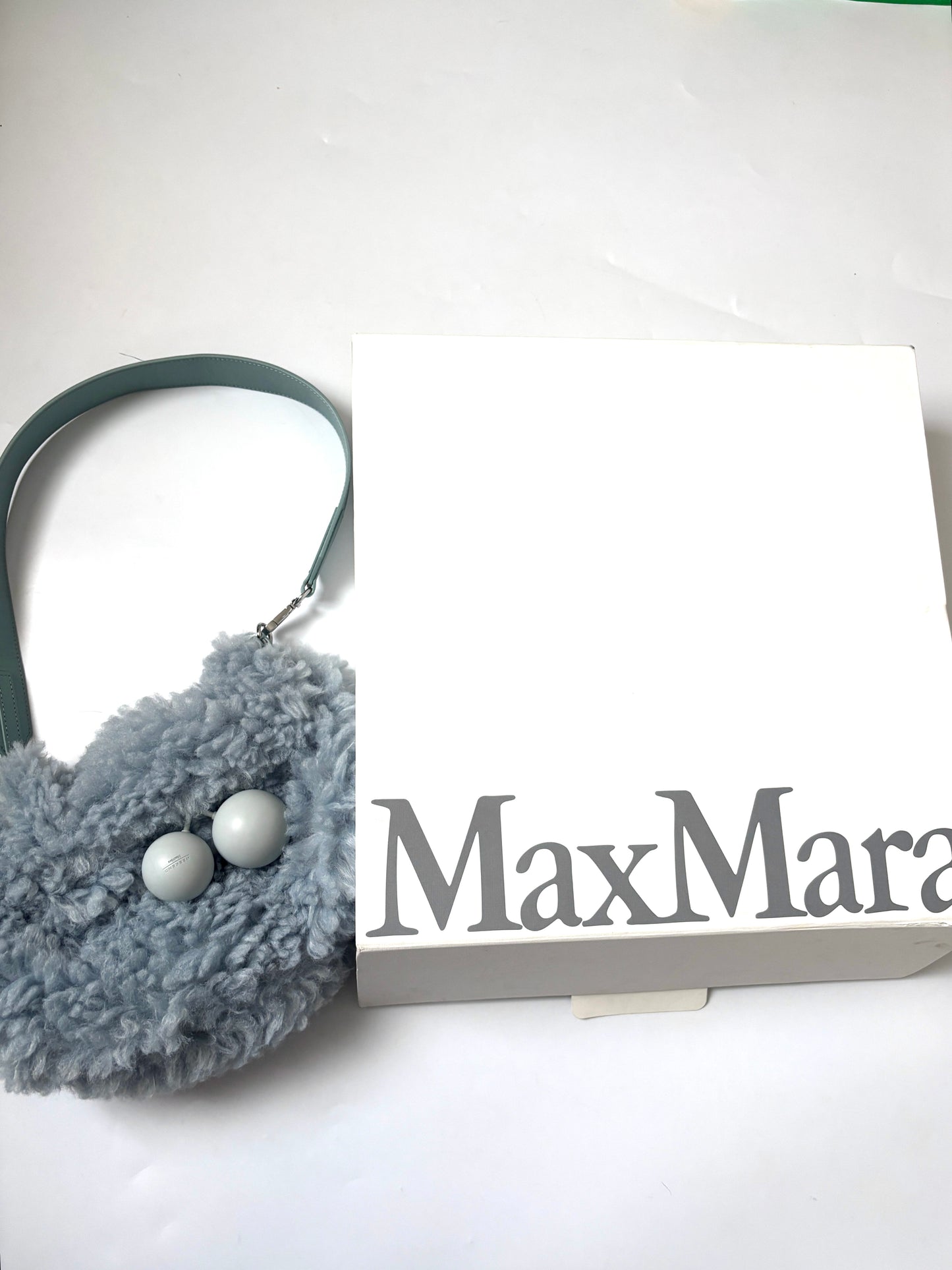 Weekend Max Mara Blue Medium Breda Pasticcino Clutch Bag