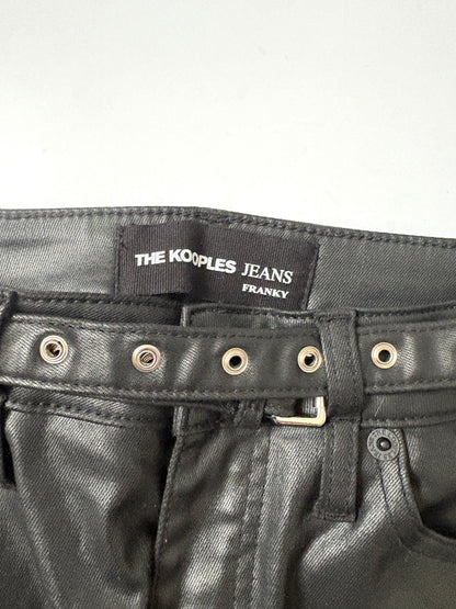 The Kooples Wax Coated Franky Jeans 27"