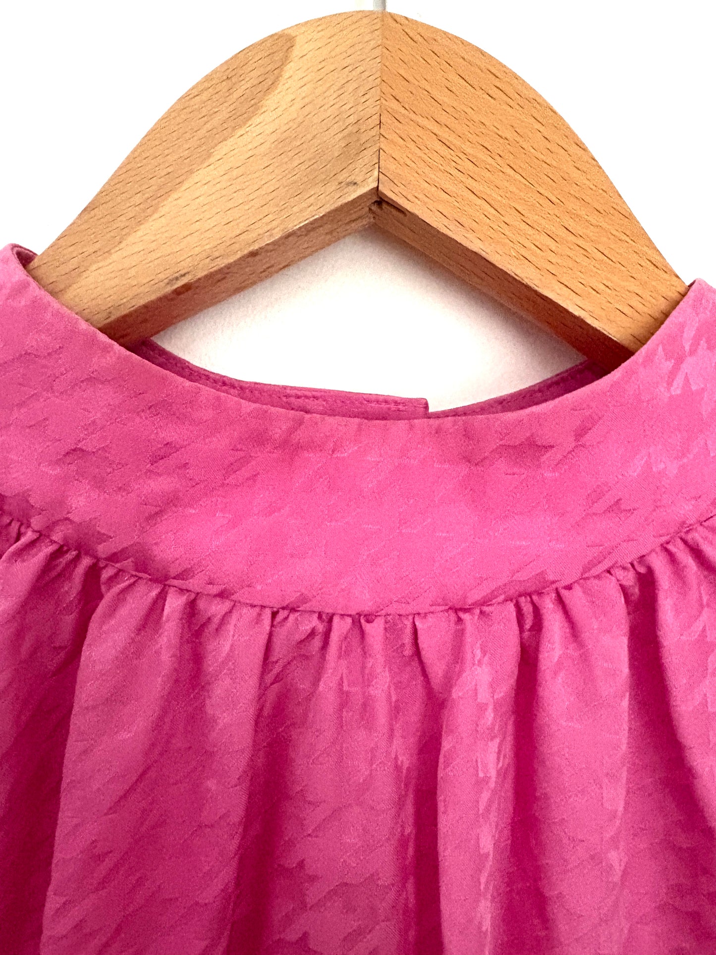 Veronica Beard Pink Silk Top XS