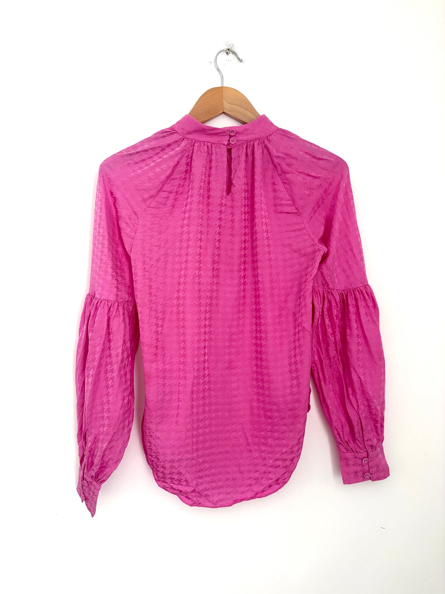 Veronica Beard Pink Silk Top XS