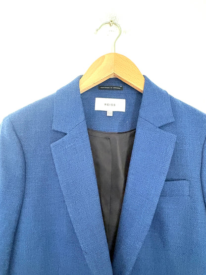Reiss Blue Wool Blazer UK 12