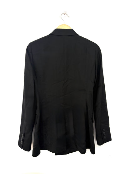 Reiss Black Double Breasted Blazer UK 10