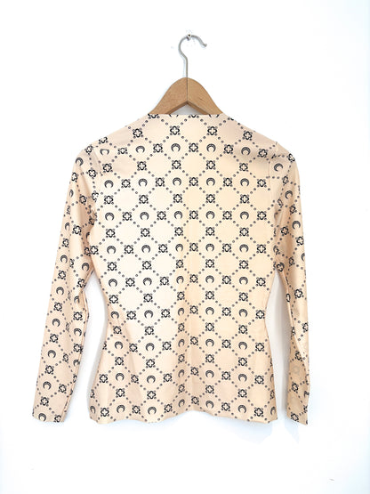 Marine Serre Moon Print Top L