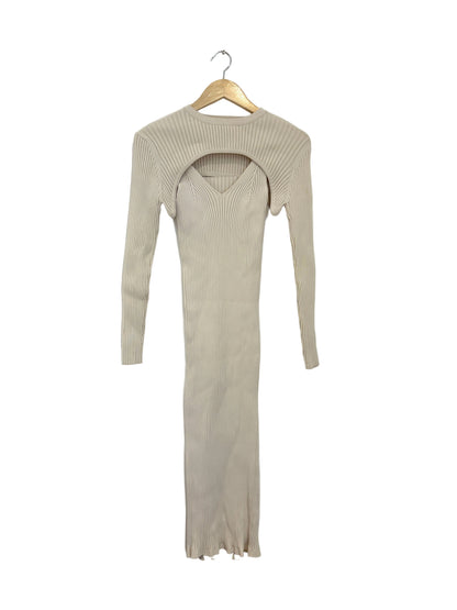 the pixie market beige 2 piece set
