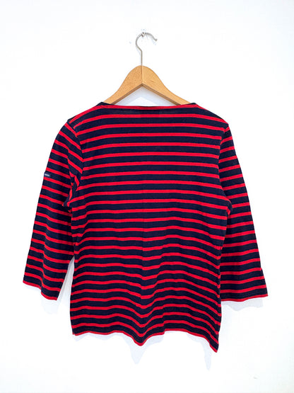 Saint James L'atelier Striped Jumper UK 14