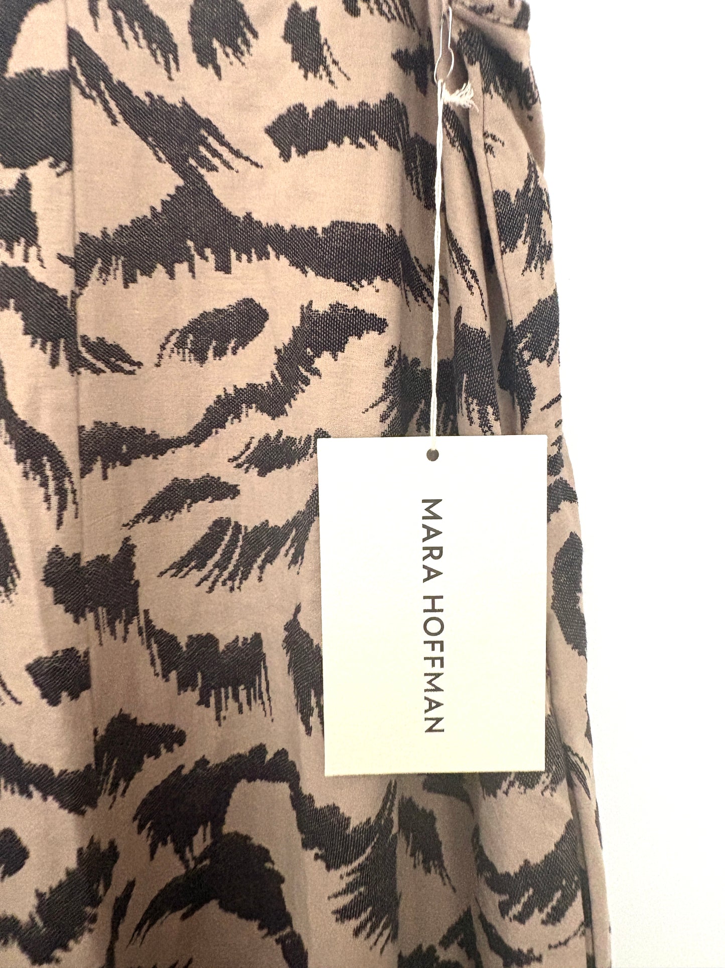 Mara Hoffman Jacquard Tiger Print Jumpsuit M